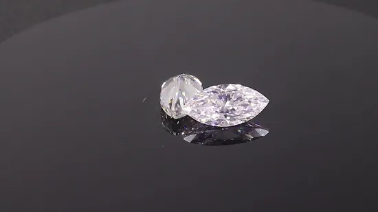 Hand Made Diamonds Colorless Loose Gemstone Marquise Cut White Moissanite
