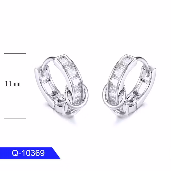 Brincos de argola com cúpula de prata esterlina 925