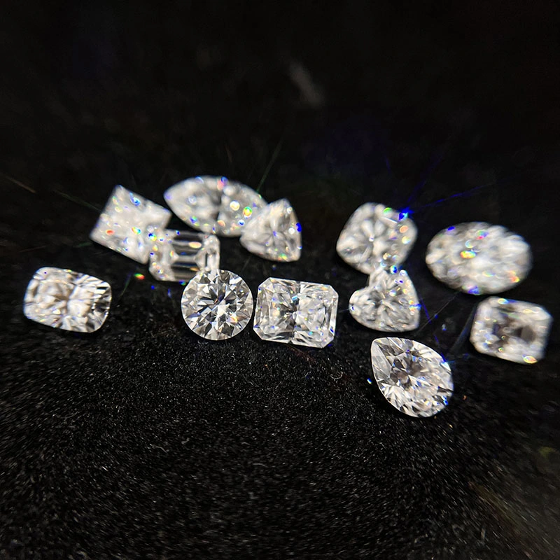 Wholesale Loose Moissanite Available in Different Colors & Sizes & Cuttings Unique Color Moissanite for Diamond Alternative