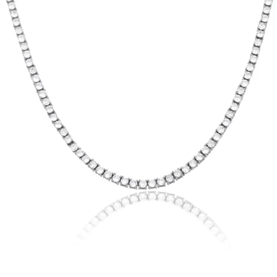S925 prata esterlina simples moda luz luxo dupla camada jóias moissanite diamante redondo grânulo pulseira