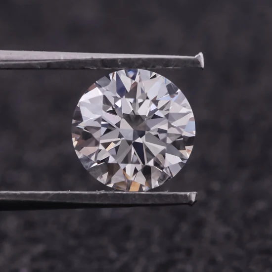 6,5mm Defgh brilhante corte redondo diamante Moissanite sintético Vvs1 pedra para venda