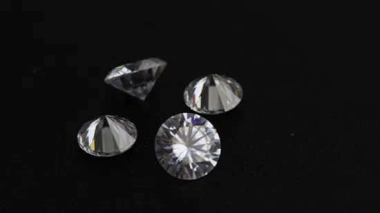 Qualidade superior corte estrela moissanite redondo corte de diamante folga 2 quilates 8.0mm def moissanite incolor